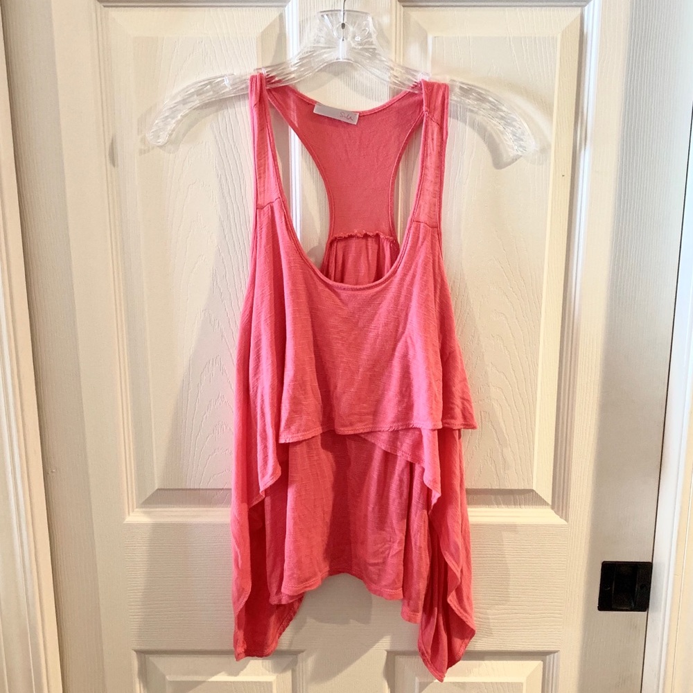 Coral Racerback Tank